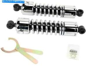 �N���[���p�[�c �v���O���b�V�u412�V���[�Y�V���b�N12.6 Chrome Harley FXD FXDB FXDWG FXDI 412-4038C Progressive 412 Series Shocks 12.6 Chrome Harley FXD FXDB FXDWG FXDI 412-4038C�y���s�A���i�z