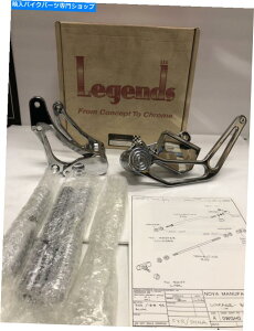 N[p[c NOS Legends Chrome PEGStH[hRg[W /}X^[V_[tBbgn[[FXR USA NOS LEGENDS CHROME PEGS FORWARD CONTROLS W/ MASTER CYLINDER FITS HARLEY FXR USA