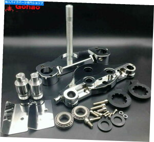 N[p[c N[Vo[21 "" -26 "zC[tggvc[Lbgn[[c[O1996-2013 Chrome Silver 21"-26" Wheels Front Triple Trees Kit For Harley Touring 1996-2013