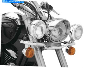 クロームパーツ Honda VTX1300R 2005-2009 Chromeのためのコブラライトバー Cobra Lightbar For Honda VTX1300R 2005-2009 Chrome