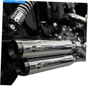 N[p[c SSTCN - 550-0723 - OhiViXbvI}t[AChrome Harley-Davidson W S&S Cycle - 550-0723 - Grand National Slip-On Mufflers, Chrome Harley-Davidson W