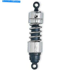 N[p[c vObVuTXyV412N11-1 / 2 "z_̂߂̕WIȏՌ Progressive Suspension 412 Chrome 11-1/2" Standard Shocks for Honda