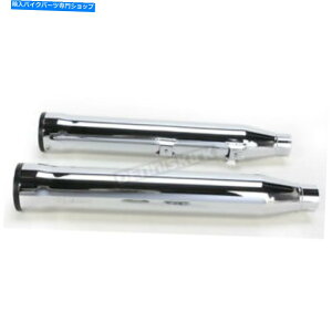 N[p[c COBRA Chrome 3 InBXbvI}t[W / Black Racepro Tips - 6053iCAւ̑DȂj Cobra Chrome 3 in. Slip-On Mufflers w/Black Racepro Tips - 6053 (no ship to CA)