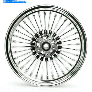 N[p[c 16×3.5 "Chrome TublesstgLXgzC[t@bgX|[N\tgcA[ 16x3.5" Chrome Tubless Front Cast Wheel Rim Fat Spoke for Dyna Softail Touring