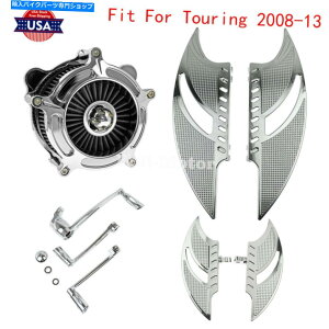 N[p[c N[tA{[h̑̃Vt^[o[u[LA[GAN[i[̓n[[08̂߂ɃtBbg Chrome Floorboard Footpeg Shifter Lever Brake Arm Air Cleaner Fit For Harley 08