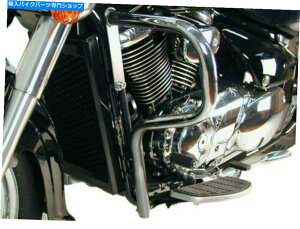 N[p[c XYLC800N/ubNŃGWK[h - Chrome HepcoBeckeri2009 Suzuki C800 Intruder/Black Edition Engine Guard - Chrome HEPCO & BECKER (2009