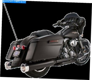 �N���[���p�[�c S��S�T�C�N��5500626 MK45 4 1/2�p�t�H�[�}���X�X���b�v�I���A�u���b�N�A�N�����g���[�T�[�G���h S&S Cycle 5500626 MK45 4 1/2in. Performance Slip-Ons, Black, Chrome Tracer End�y���s�A���i�z