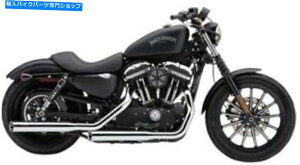 N[p[c COBRA 3rCfAN}t[An[[_rbh\XL 14-17 63-1193 Cobra 3 Exhaust Dual Chrome Mufflers For Harley Davidson XL 14-17 6031 63-1193