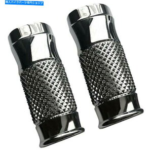 N[p[c Eddie Trotta Designs - TC964 - tH[NXC_[Jo[ANXJbgN[i+ 2C`jn[ Eddie Trotta Designs - TC964 - Fork Slider Covers, Cross-Cut Chrome (+2in.) Harl