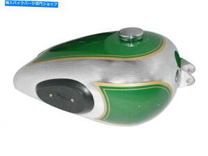 �N���[���p�[�c BSA B31 B33�v�����W���[���f���O���[�����N�����R���K�\�����^���N+�L���b�v�^�b�v�j�[�p�b�hECS BSA B31 B33 Plunger Model Green & Chrome fuel petrol tank + Cap Tap knee pad ECs