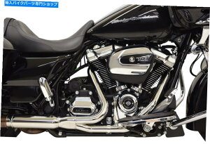 �N���[���p�[�c Bassani 2x2�N�����r�C�w�b�h�p�C�v17-19�n�[���CTouring Fltrx Bassani 2x2 Chrome Exhaust Head pipes for 17-19 Harley Touring FLHX FLHR FLTRX�y���s�A���i�z