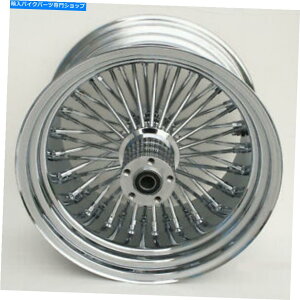N[p[c Fat Spoke 18 "300mmChrome 18 x 10.5n[[JX^\tgd FAT SPOKE 18" 300mm REAR WHEEL CHROME 18 X 10.5 HARLEY CUSTOM SOFTAIL RIGID