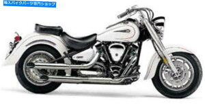 N[p[c COBRAXbvIXbVJbg}t[}n[hX^[1700 /[hX^[1600 Cobra Slip-On Slashcut Mufflers Chrome Yamaha Road Star 1700/Road Star 1600