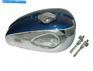 N[p[c BSA A65u[NK\^NtB[Lbv2^bvXXybN2KECS Bsa A65 Blue Chrome Petrol Tank With Filler Cap & 2 Taps Us Specs 2 Gallon ECs