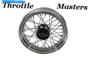 N[p[c ubNX^[nu16 "Be[Wn[[̂߂̃NX|[NƃN[zC[1936-1966 Black Star Hub 16" Chrome Wheel with Chrome Spokes for Vintage Harley 1936-1966