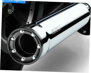 N[p[c COBRA RACE PRO ChromeGL][Xg}t[pn[[Davidson FLSTF 07-17 6051 Cobra Race Pro Chrome Exhaust Mufflers For Harley Davidson FLSTF 07-17 6051