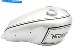 N[p[c RK\^N|NVo[hm[gxzf7 Fuel Petrol Gas Tank Steel Chrome & Silver Painted Norton Dominator Model 7
