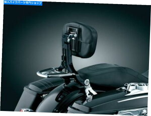 N[p[c NCLړI^]聕qobNXgn[[tubNN KURYAKYN MULTI-PURPOSE DRIVER & PASSENGER BACK REST HARLEY FLH FL BLACK & CHROME