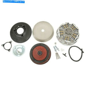 N[p[c Harley-Davidson TourerSoftail 2008-16pCiro ChromeWAGAN[i[ Ciro Chrome Radial Air Cleaner For Harley-Davidson Tourer & Softail 2008-16