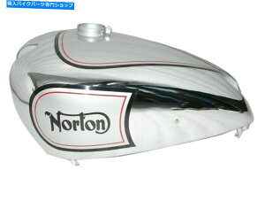 N[p[c RK\^N^NX`[Vo[hN[m[g16H ES2 1940 Fuel Petrol Gas Tank Steel Silver Painted & Chrome Norton 16H Es2 1940