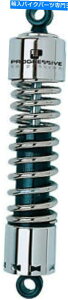N[p[c Harleys 412-4007Cp̃vObVuTXyV412V[YN[12.5 "AVbN Progressive Suspension 412 Series Chrome 12.5" Rear Shocks for Harleys 412-4007C