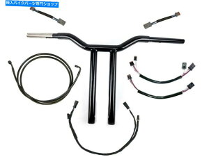 N[p[c 2018N2020n[[[C_[12,14܂16C`̃nho[Lbg Handlebar kit for 2018 2020 Harley Low Rider 12,14 or 16" Gloss Black USA Made!