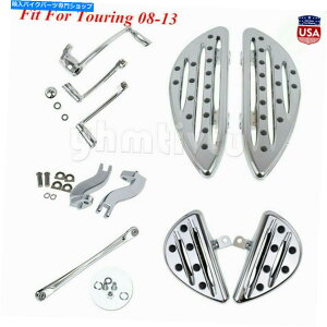 N[p[c Flhx 2008-2013̂߂̃N[tA{[hu[LVtgo[qP[WtBbg Chrome Floorboards Brake Shift Lever Passenger Linkage Fit For FLHX 2008-2013