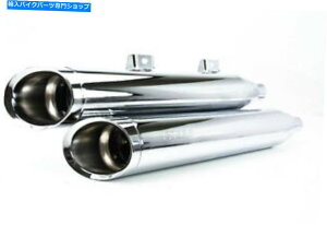 N[p[c 10-14 VT1300R / S / T / X COBRA 3 "NXbvI}t[1133 10-14 VT1300R/S/T/X Cobra 3" Chrome Slip-On Mufflers 1133