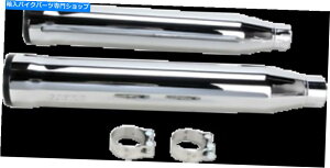 N[p[c COBRAXbvI}t[n[[\teCf - Chrome - 6051 Cobra Slip-On Muffler with Race Pro Tips for Harley Softail Model- Chrome - 6051
