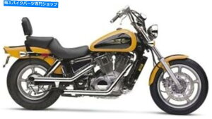 N[p[c Ru - 1270 - 2 "z_VT1100CpXbVJbghbOpCvrCVXe - N Cobra - 1270 - 2" Slash Cut Drag Pipe Exhaust System for Honda VT1100C - Chrome