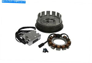 �N���[���p�[�c �I���^�l�[�^�[19 AMP�[�d�V�X�e���L�b�g�N���[���t�B�b�g�n�[���[ - �_�r�b�h�\�� Alternator 19 Amp Charging System Kit Chrome fits Harley-Davidson�y���s�A���i�z