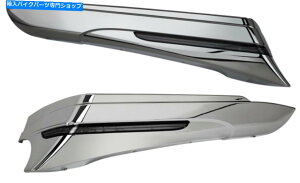 �N���[���p�[�c CiRO Chrome�I�[�g�o�CLED�T�h���o�b�O�G�N�X�e���V����14-19�n�[���[�c�[�����O�o�b�K�[FLHR Ciro Chrome Motorcycle LED Saddlebag Extensions 14-19 Harley Touring Bagger FLHR�y���s�A���i�z