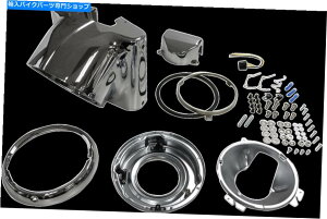 N[p[c N[iZwbhCgnEWOLbgn[[NX{[2008-2011 09 10 Chrome Nacelle Headlight Housing Kit Harley Cross Bones 2008-2011 09 10
