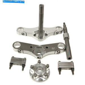 N[p[c TUV 687007̃JX^NJOS39mm '04 -'05 DYNAtH[NϊLbg Custom Chrome JOS Bone 39mm '04-'05 Dyna Fork Conversion Kit with TUV 687007