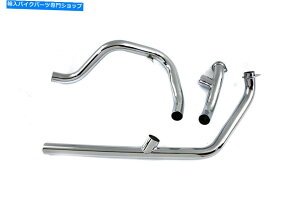 N[p[c fANXI[o[NrCVXe̓n[[ - _rbh\Ɏ܂܂ Dual Crossover Chrome Exhaust System fits Harley-Davidson