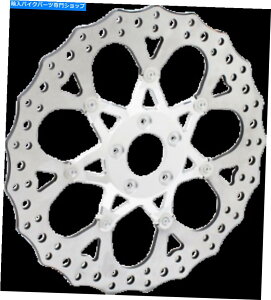 N[p[c Arlen Ness 14 "Procrossc[s[XNt[eBOtg[^[33-10102-203 Arlen Ness 14" Procross Two-Piece Chrome Floating Front Rotor 33-10102-203