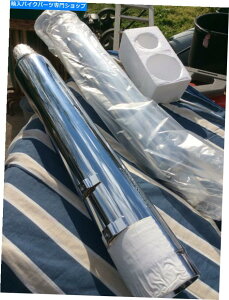 N[p[c Kerker 140-78226X^Eg4 "XbvIƐ^̃fArCVXeW Chrome Finish Kerker 140-78226 Stout 4h Slip On and True Duals Exhaust System w Chrome Finish