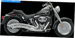 N[p[c SpeedsterrCVXeCOBRA 6235 HD Softail Rocker FXCW X4̂߂Shept Chrome Speedster Exhaust System Cobra 6235 Swept Chrome For HD Softail Rocker FXCW X4