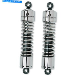 �N���[���p�[�c �v���O���b�V�u�T�X�y���V���� - 412-4406C - 412�V���[�Y13.5in�B�V���b�N�A�N���� Progressive Suspension - 412-4406C - 412 Series 13.5in. Shocks, Chrome�y���s�A���i�z