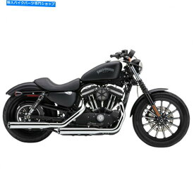 クロームパーツ COBRA 3 "ハーレーダビッドソンXL 14-17 6031のための排気デュアルクロムマフラー Cobra 3" Exhaust Dual Chrome Mufflers For Harley Davidson XL 14-17 6031【並行輸入品】