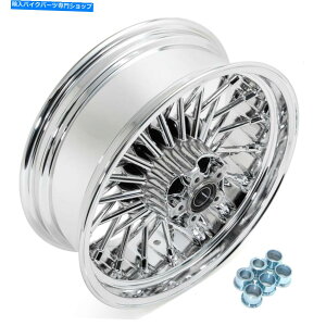 N[p[c N[At@bgX|[NzC[16 x 5.5n[[\tgX2012-2021 W /Xy[T[ Chrome Rear Fat Spoke Wheel 16 x 5.5 for Harley Softail Slim 2012-2021 w/ Spacer