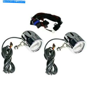 N[p[c JX^_Ci~NXN[̃v[uLED 12V DCVXep̃n[tHOCgLED Custom Dynamics Chrome ProBeam LED Halo Fog Lights LED for 12V DC Systems