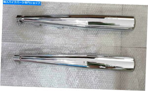 �N���[���p�[�c �y�A�^�[�~�i���T�C�����T�[�N�����I�[�g�o�C�����[�j3.1 / 2 350���s�K�C�h Pair Terminals Silencer Chrome Motorcycle Morini 3.1/2 350 Tourism