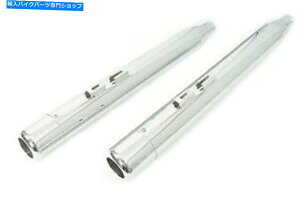 N[p[c Chrome 4 "n[[c[OflhtȂǂ̃}t[ZbgB Chrome 4" Muffler Set for Harley Touring FLHT etc.