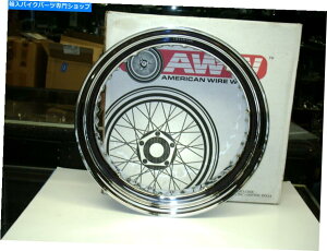 N[p[c AJCh̃V[N[X`[16 "AJ̃C[zC[ɂn[[nû߂̃ AMERICAN MADE SHOW CHROME STEEL 16" RIM for Harley Hubs by American Wire Wheel