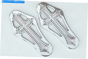 N[p[c precBrbg_[NTChqrbg̏Chrome DRK-420-ALL-CHR PREC. BILLET Darkside Passenger Billet Floorboards Chrome DRK-420-ALL-CHR