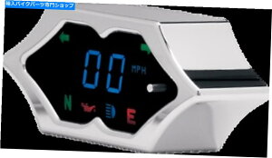 N[p[c Dakota Digital ChromedqXpCNI[goCXs[h[^[n[[_rbh\ Dakota Digital Chrome Electronic Spike Motorcycle Speedometer Harley Davidson