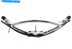 N[p[c XvOtH[NCCnho[N̓n[[ - _rbh\ɃtBbg܂ Spring Fork Inline Handlebar Chrome fits Harley-Davidson