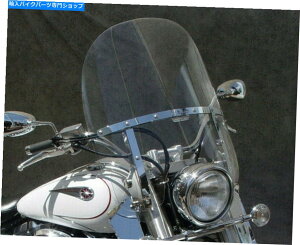 N[p[c }n[hX^[XV1600 XV1700XCb`u[h2UP WindShield + ChromeCXg[Lbg Yamaha Roadstar XV1600 XV1700 Switchblade 2up Windshield+Chrome Installation kit