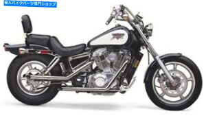 N[p[c 1987 - 96 Honda VT1100CVhÊ߂̃RuhbOpCvrCVXe - Chrome - 1266 Cobra Drag Pipes Exhaust System for 1987-96 Honda VT1100C Shadow - Chrome - 1266